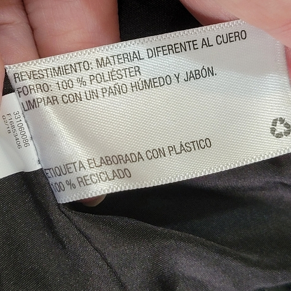 BLACK Faux Leather Moto Jacket Women's Size Small - Picture 11 of 16